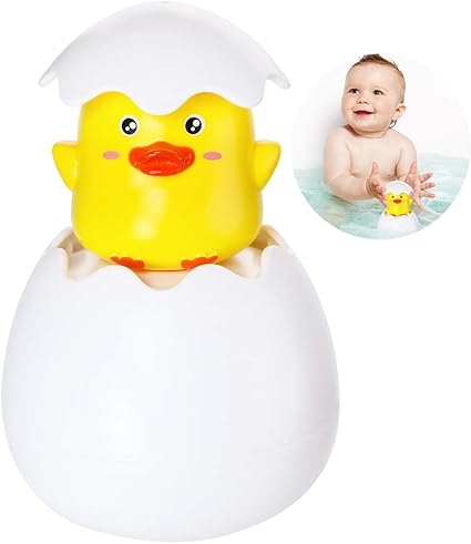 hatching duck egg bath toy