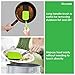 Kitchen Sponge-Dish Scrubber, Antibacterial Silicone Scrub Brush Set by Housola