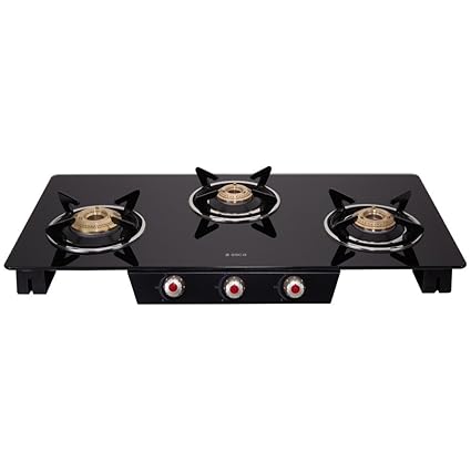 Buy Elica Glass 3 Burner Gas Stove Space Ict 773 Blk Online At