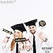 KatchOn, Graduation Photo Booth Props - Pack of 40 | Black and Gold Grad Photo Props for Grad Decor | Grad Photo Props 2025 | Graduation Decorations 2025