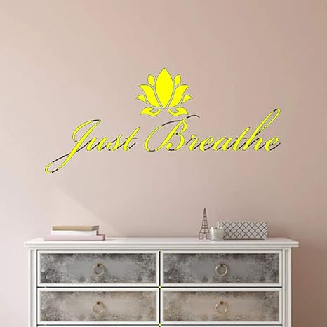 Vinilo Tatuajes De Pared Pegatinas De Yoga Cita De Motivacion Yoga