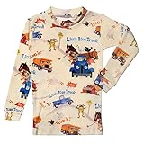 Children's Little Blue Truck Print Pajama Top and Bottom Set - 5