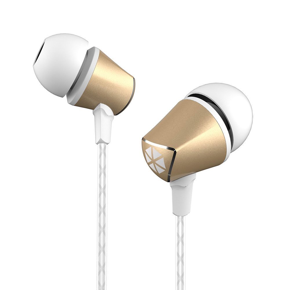 Cocoon 100 Noise-Isolating Tangle Free In-Ear Headphone for Smartphone - Gold