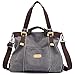 Canvas Handbag, JuguHoovi Casual Hobo Purse Tote Bag Top Handle Handbags Crossbody Bags for Women