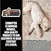 Gorilla Grip Rug Pad for Carpet Floor, Made in USA, Double Sided, 2x3 FT Gripper for Over Carpets, Keep Area Rugs in Place on Carpeted Floors, No Residue Adhesive Pads, Reduce Shifting or Bunching