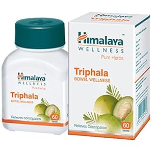 Himalaya Herbal Triphala 60 Veg Capsules – Trifala Digestion & Colon Cleanse
