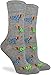 Good Luck Sock Women's Dachshund Wiener Dog Socks, Gray, Adult, Shoe Size 5-9