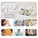 Madholly 5 Pieces Baby Muslin Washcloths Set, 11.8