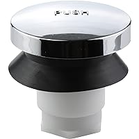 DANCO Universal Touch-Toe Push Button Tub Stopper, Chrome, 2 inch x 2-1/4 inch, 1-Pack (80811)