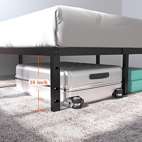 yookare 18 Inch Tall 3500lbs Heavy Duty Bed Frame Metal Platform