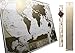 MyMap Antique Scratch Off map Large Gold World Map w/ EnLarge Europe and Caribbeans Map w USA States 35x25 inc Detailed Push Pin Travel Map Poster To Mark 10.000 Cities Anniversary Birthday Idea