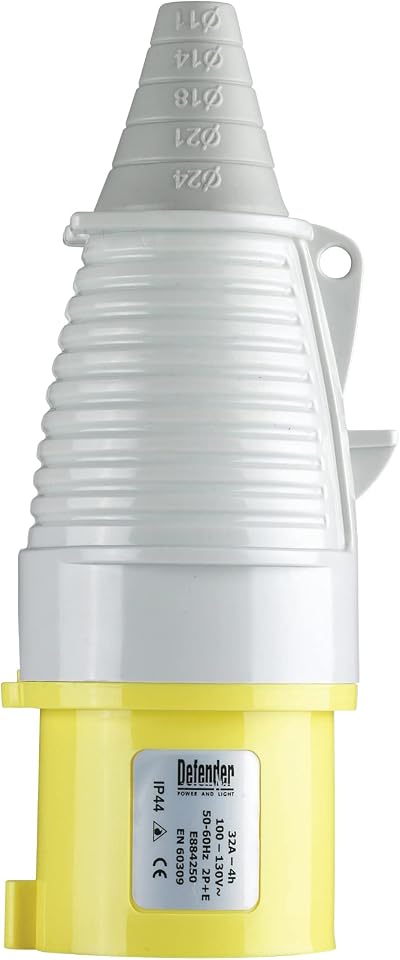 Defender 110V 32A Plug BS EN 60309 Power Light E884250