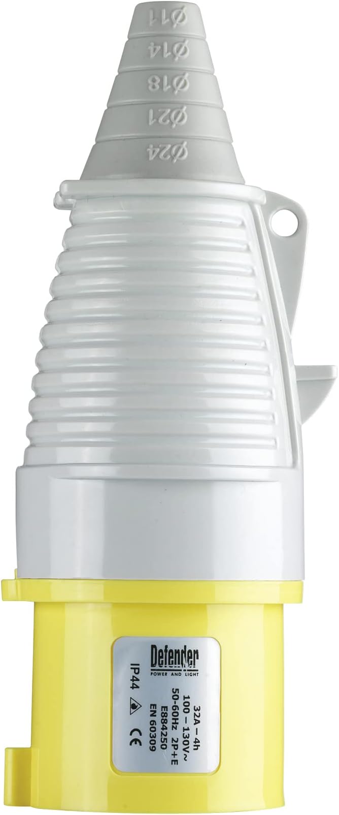 Defender 110V 32A Plug BS EN 60309 Power Light E884250