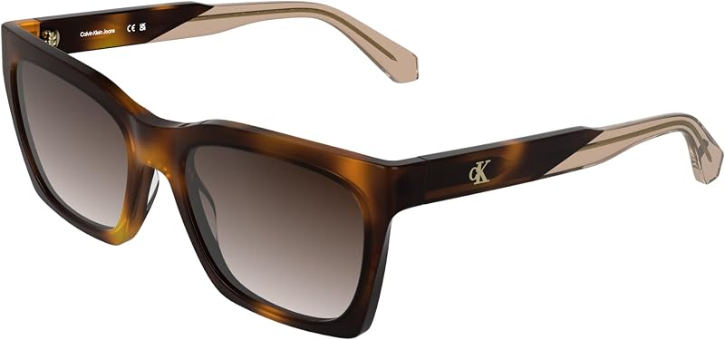 Women's Sunglasses CKJ26606S - Havana with Gradient Brown Lens