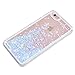 Maxdara iPhone 6/6s Plus Case,iPhone 6/6s Plus Hard Case Flowing Liquid Floating Luxury Bling Glitter Sparkle Case Cover Fashion Creative Design Case (Blue)