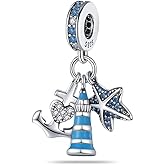 MICOO 925 Sterling Silver Charms for Bracelets and Necklaces,Evil Eye Dangle Pendants Butterfly Charms Mother's Day Gifts, Fashion Bead Charms Jewlery Gift for Women