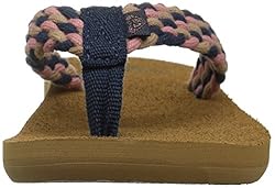 Roxy Girl's RG Porto Sandal Flip-Flop, Navy, 5 M US