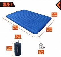 lightweight double air bed