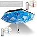 ABCCANOPY Umbrella Windproof Travel Umbrella - Wind Resistant, Small - Compact, Light, Automatic, Strong, Mini, Folding and Portable - Backpack, Car, Purse Umbrellas for Rain - Men and Women