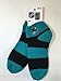 San Jose Sharks NHL Teal and Black Fuzzy Stripped Soft Socks