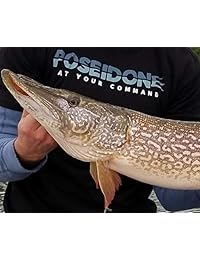 Poseidon pesca línea trenzada, 100lb prueba, 500 yards, 8 Strand, UHMWPE, baja memoria y elasticidad, perlas de agua dulce y agua salada
