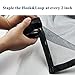 MAGZO Replacement Window Screens—Mesh Screen for Window DIY Adjustable Window Fiberglass Mesh Net with Sticky Hook & Loop (DIY Screen UP to 39