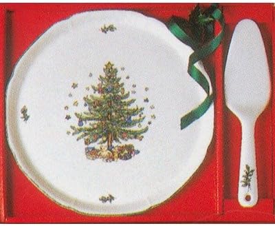 Nikko Christmas Giftware 11" Hostess Plate with server