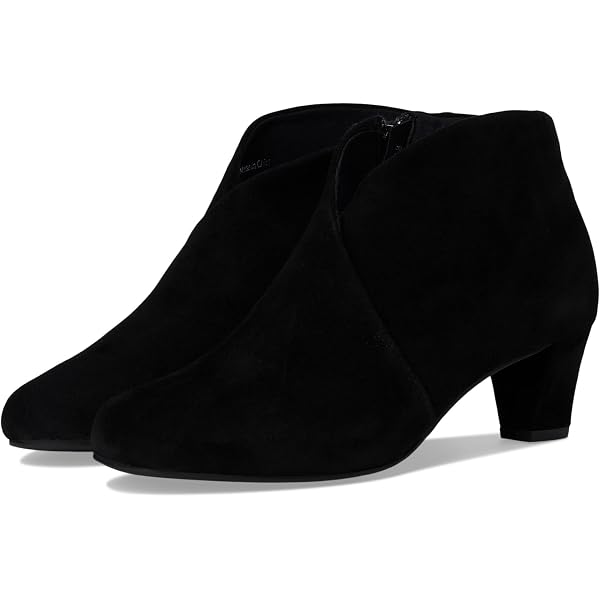 David Tate Women's Cutey Fashion Ankle Bootie | Suede, Gathered Wrap Detail, Removable Insole - View #8