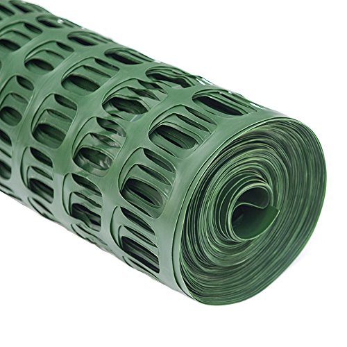 Abba Patio Snow Fence 2' X 25' Feet Plastic Safety Fence Roll Temporary
