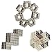 Magnetic Building Block Cubes, MOYANG Magnet Sculpture Square 5mm 216P DIY Building Puzzle Office & Stress Relief and Intelligence Learning