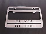 Chrome Buick License Plate Frames (2pcs)