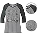 Women Casual I Am Done Adulting Let's Go to Letter Printed 3/4 Splicing Sleeve Baseball T-Shirt