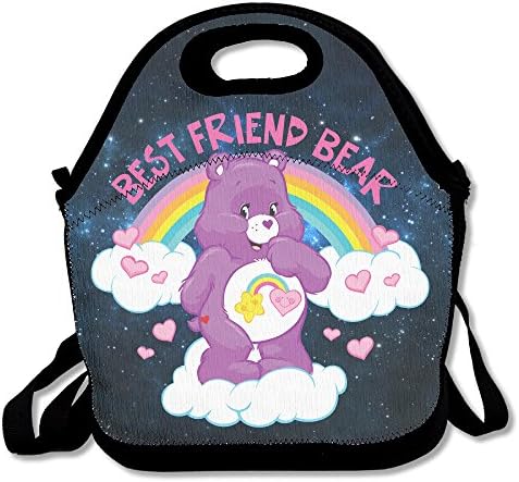 IOH CARE BEARS Bento Lunch Bag Portable Cooler Tote