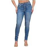 LOVER BRAND FASHION Women's High - Waisted Skinny Jeans Stretchy Denim Pants for Casual Wear Multiple Washes Tummy Control