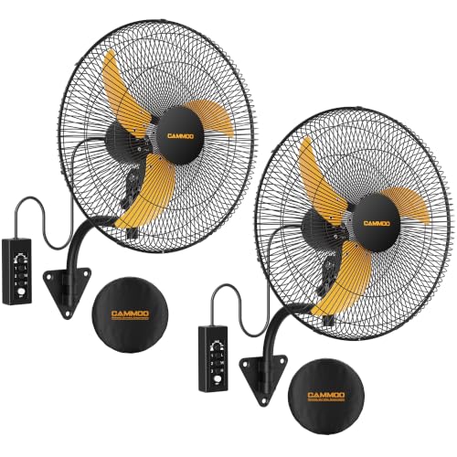 CAMMOO 20 Inch Wall Mount Fan