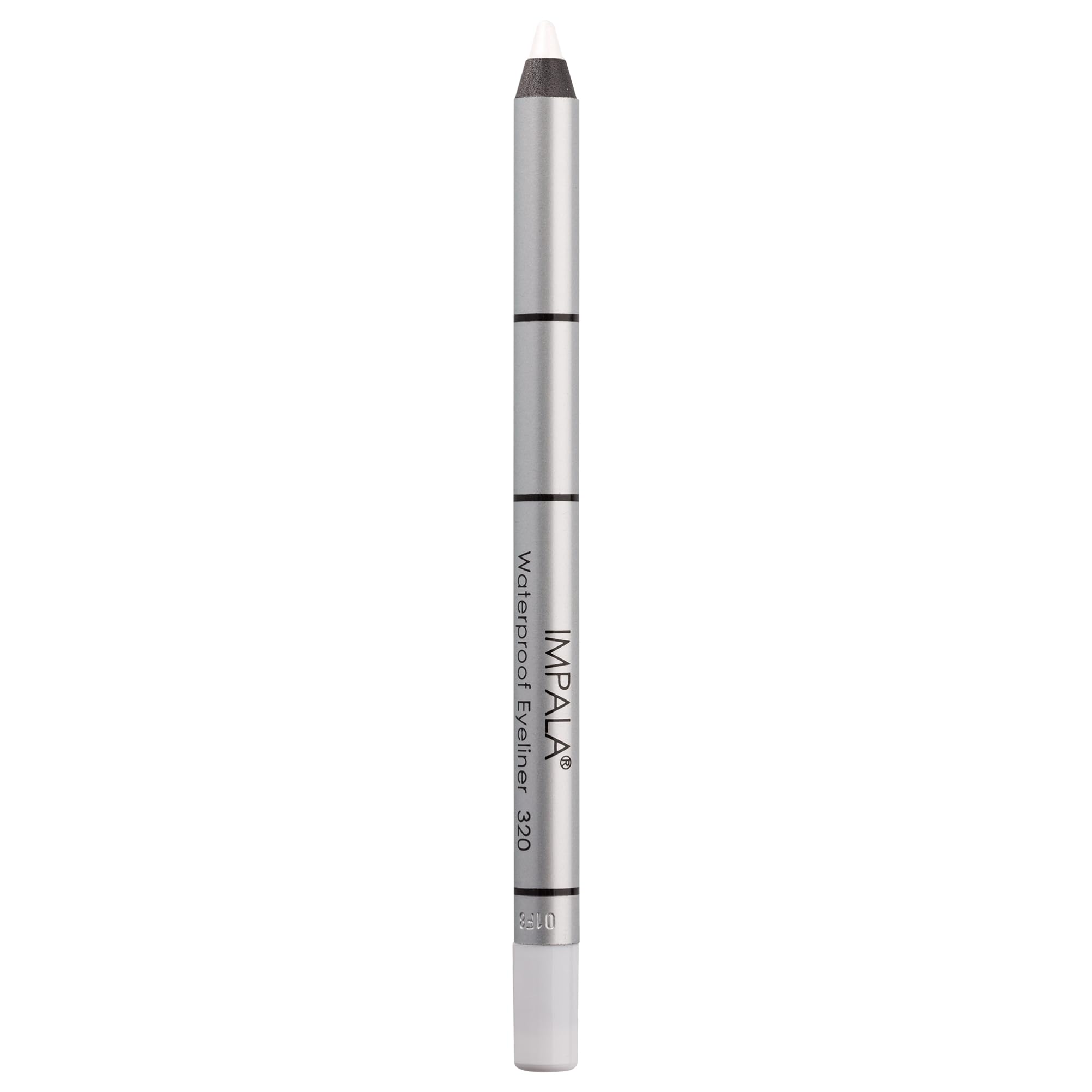 IMPALA | Creamy Waterproof White Eyeliner Pencil 320 | Defined Contour or Smokey Effect | Dense and Creamy Texture, Easy to Apply | Bright, Long-Lasting, and Water-Resistant Color