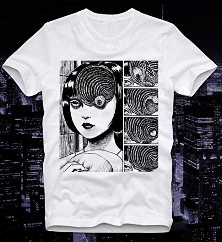 T Shirt Uzumaki Eyeball Cult Junji Ito Horror Manga Anime Japan Japanese Tomie gift for men woman