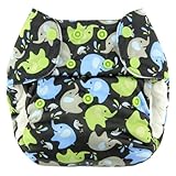 Swaddlebees One Size Simplex Cloth Pocket Diaper (Elephant)
