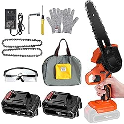 Mini Chainsaw , 6-Inch Cordless Mini Portable