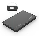 ORICO 2.5 Inch HDD / SSD Enclosure Caddy USB 3.0 Type C for 2.5" SATA III Hard Drive Disk - Support UASP & 2TB