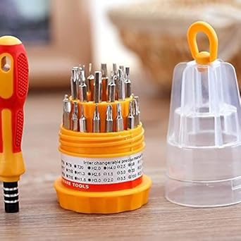 Samarth Today Offer Tool Kit Magnetic Screw Driver 31 in 1 Repairing Tool Set Replaceable Straight Screw Driver Multitool Hand Tool