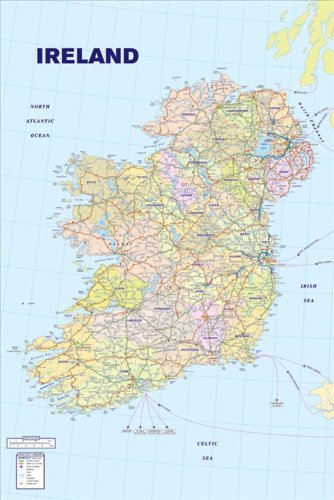 Karte von Irland Maxi Poster, Mehrfarbig: Maps: Amazon.de: Küche & Haushalt Karte von Irland Maxi Poster, Mehrfarbig: Maps: Amazon.de: Küche & Haushalt
