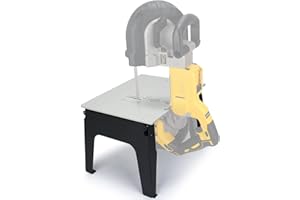 DITKOK Band Saw Stand Portable Table Alloy Steel Base for DeWalt Band Saw, for Milwaukee for Makita Band Saw, Powder Coated Table
