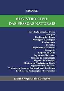 Livro Sinopse: Registro Civil das Pessoas Naturais