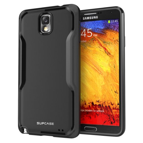SUPCASE Samsung Galaxy Note 3/Note III Unicorn Beetle Premium Hybrid Case (Black/Black) - Not Fit Samsung Galaxy Note 2/Note II N7100