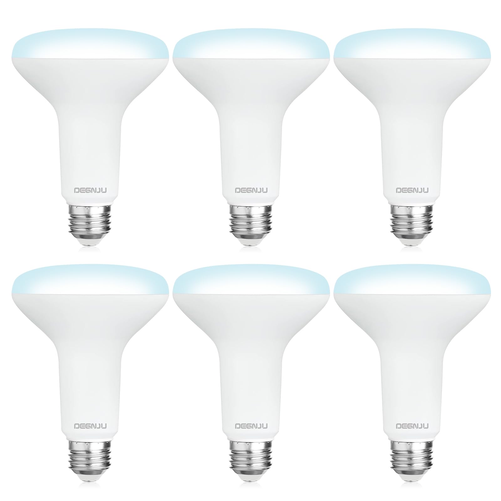 Photo 1 of **MISSING 3** DEGNJU 6 Pack BR30 LED Recessed Light Bulb, Dimmable Indoor Flood Light Bulbs CRI80 7W Equivalent 65W 5000K Daylight 650 Lumens, 15000 Lifetime Hours E26 Base LED Can Light Bulb, Flicker-Free