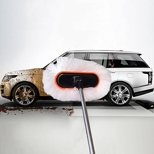 Taloyer Car Telescopic Wash Brush Long Handle Vehicle Cleaning Tool Soft Car Wash Truck Duster Mop Tools