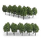 HO Scale Trees, Mystear 50PCS HO OO Scale 1:100