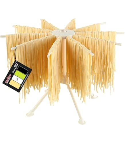 KRISVI 6-in-1 Pasta Attachment For KitchenAid Mixers – Make 6 Shapes, Dishwasher Safe, Includes Brush