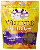 Wellness WellBites Soft Natural Dog Treats, Chicken & Venison, 8-Ounce Bag